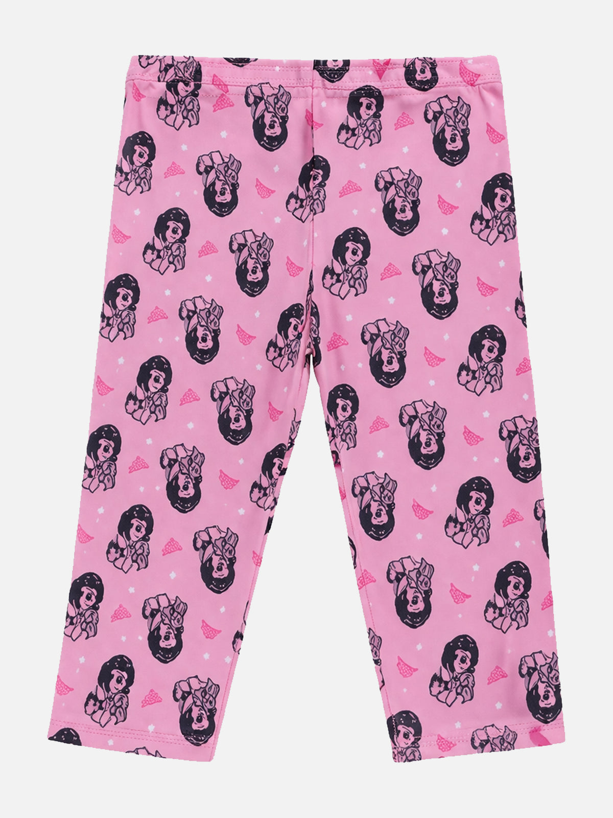 Girls 100% Cotton Printed Capri Leggings for Casual Wear, Easy Movement and Regular Wardrobe Use - Pack of 1