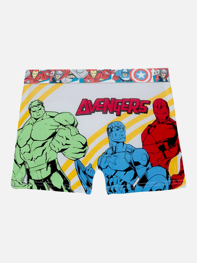 Boys Avengers Cotton Spandex Trunk Underwear with Top Elastic for Stretch Comfort and Daily Innerwear Use - Pack of 4