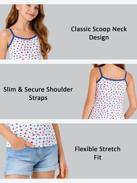 Girls Vest Sleeveless Pack of 3