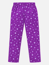 Girls 100% Cotton Lower for Comfortable Lounge Wear, Casual Wear and Easy Everyday Movement - Pack of 1