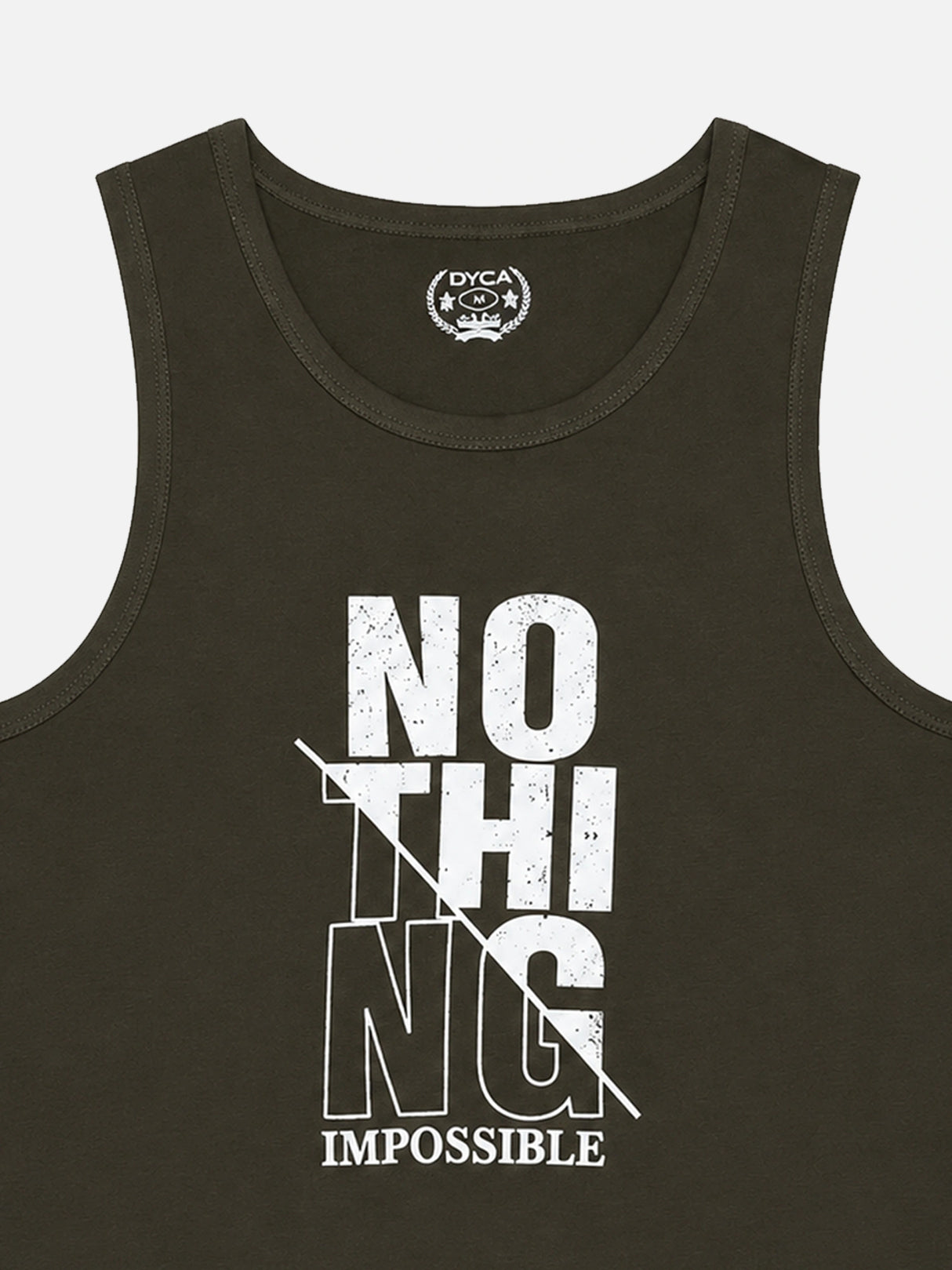 Men Cotton Printed Sleeveless T-Shirt with Round Neck, Tank Top Styling and Regular Fit for Casual Wear Comfort
