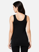 Women Sleeveless Thermal Top with Round Neck, Fur Fleece Inside Warmth and Winter Innerwear Comfort - Pack of 1