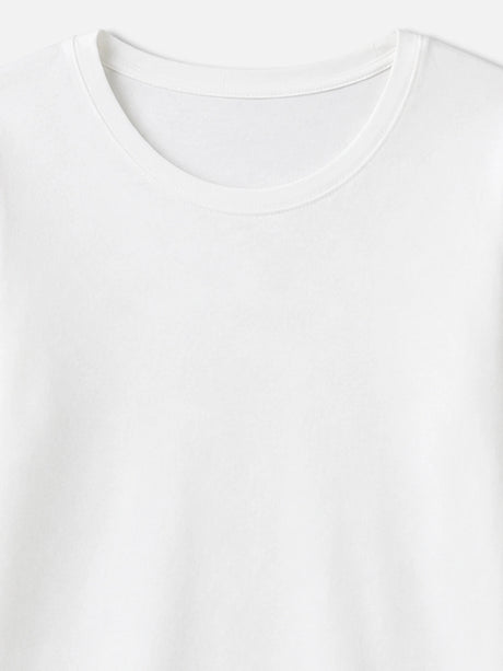 Women 100% Cotton T-Shirt Round Neck