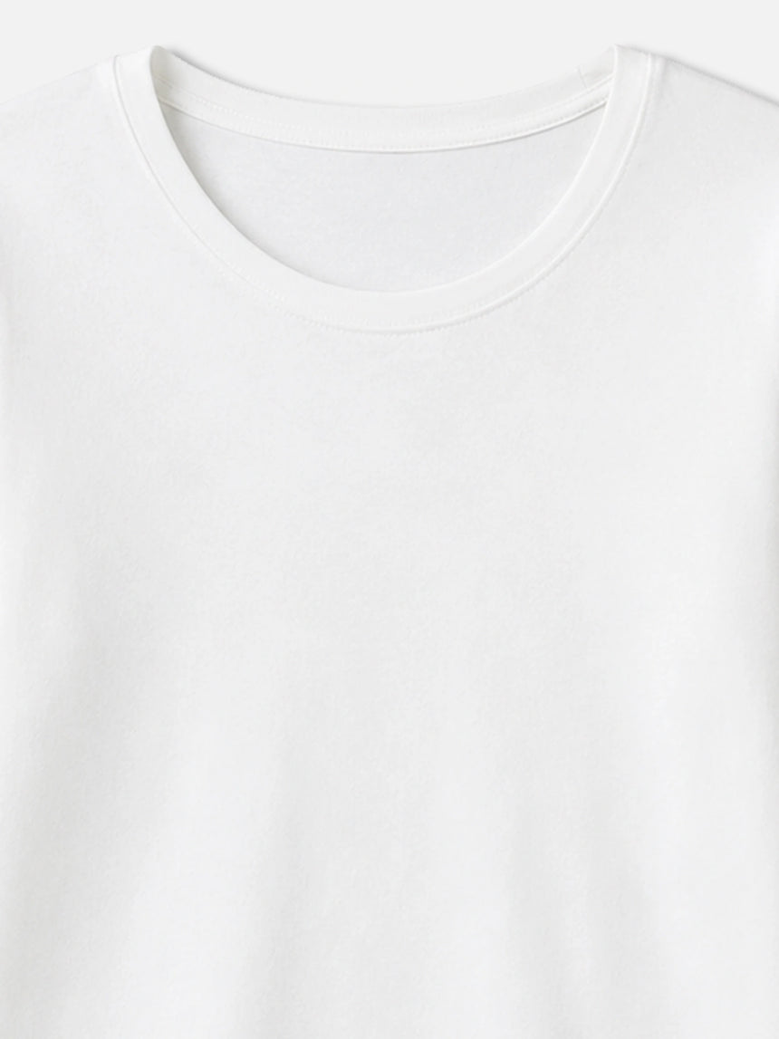 Women 100% Cotton T-Shirt Round Neck