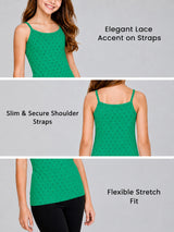 Girls 100% Cotton Camisole Sleeveless Vest for Everyday Innerwear Comfort and Easy Layering - Pack of 4