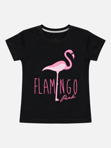 Girls Cotton Printed T-Shirt and Pajami Night Suit Set for Comfortable Sleepwear, Lounge Wear and Regular Nightwear Use