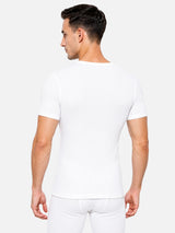 Men Antibacterial Thermal Top with V Neck and Half Sleeves for Winter Base Layering and Cold-Weather Comfort Essentials