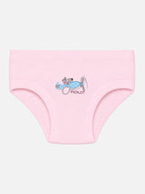 Baby Girls Solid Panty with Inner Elastic Waistband for Comfortable Everyday Innerwear Essentials - Pack of 6
