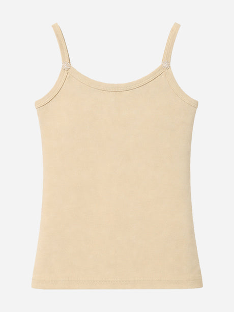 Girls 100% Cotton Vest Sleeveless Pack of 4