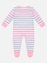 Unisex Baby 100% Cotton Full Sleeve Romper with Front Open Design for Sleepsuit Comfort and Easy Babywear Dressing