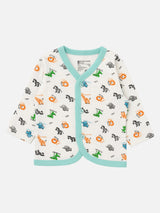 Unisex Baby Cotton Printed Top and Pyjama Set with Soft Comfort, Coordinated Nightwear Style and Everyday Ease