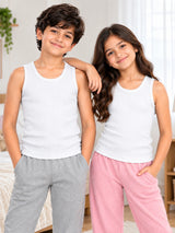 Unisex Round Neck Sleeveless Thermal Top for Warm Winter Wear, Easy Base Layering and Everyday Comfort - Pack of 1