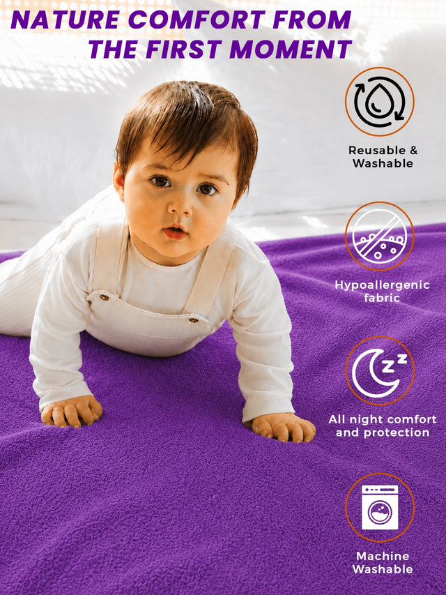 Unisex Dry Sheet for Regular Home Use, Comfortable Bedding Support and Everyday Protection Essentials - Pack of 1