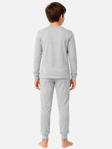 Boys Thermal Set with Round Neck Full Sleeves, Coordinated Warm Comfort and Winter Innerwear Essential - Pack of 1