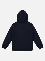 Boys Fleece Hooded Full Sleeve Top for Warm Casual Wear, Comfortable Coverage and Everyday Winter Use - Pack of 1