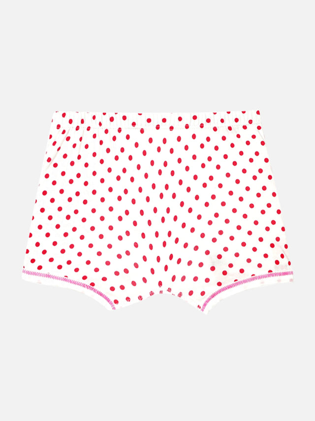 Girls Minnie & Friends Printed Boyshorts with Inner Elastic, Ultrasoft Durable Waistband and All-Day Comfort - Pack of 4