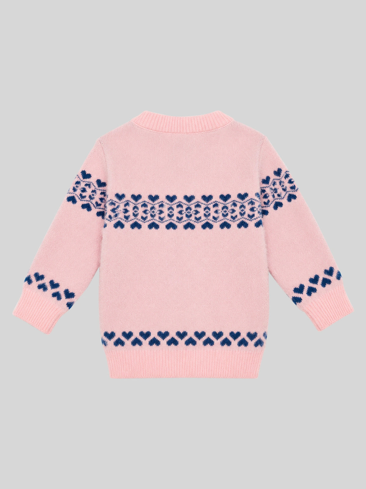 Girls Soft Cotton Blend Sweater for Winter Wear, Warm Comfort, Casual Styling and Regular Wardrobe Use