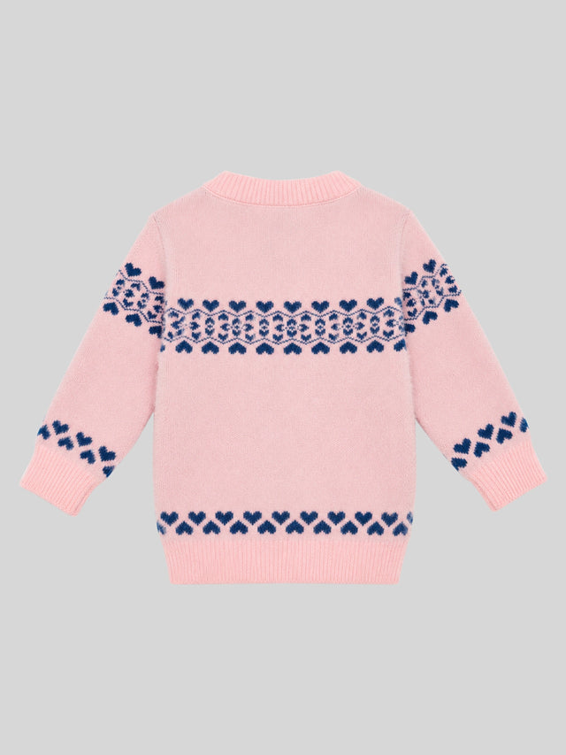 Girls Soft Cotton Blend Sweater for Winter Wear, Warm Comfort, Casual Styling and Regular Wardrobe Use