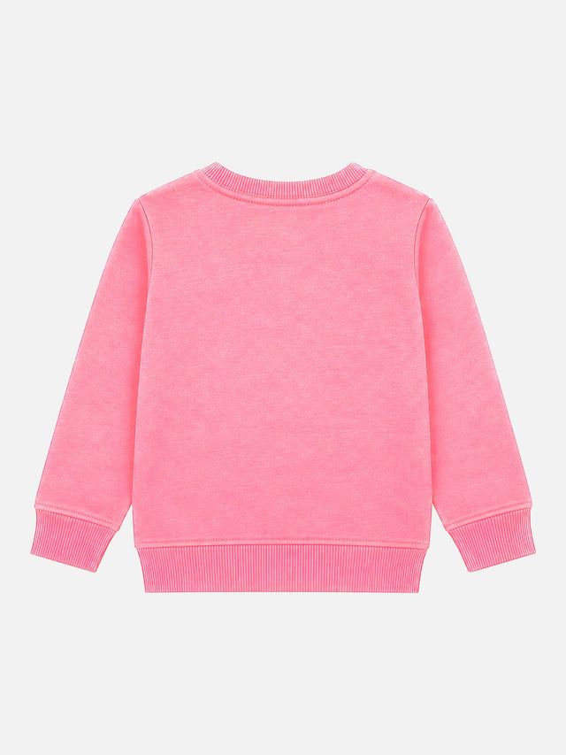 Baby Girls Round Neck Full Sleeve Sweatshirt for Comfortable Casual Wear, Everyday Styling and Regular Use