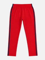 Girls 100% Cotton Solid Track Pant with Side Pockets and Regular Fit Jogger Styling for Comfortable Kids Activewear