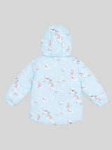 Baby Girls Soft Cotton Blend Jacket for Winter Wear, Warm Comfort, Casual Outfits and Regular Wardrobe Use