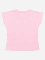 Baby Girls Round Neck Half Sleeve T-Shirt for Casual Wear, Easy Movement, Everyday Comfort and Regular Wardrobe Use