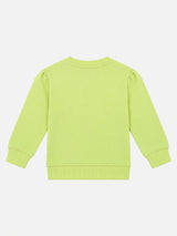Baby Girls Cotton Blend Round Neck Full Sleeve Sweatshirt for Comfortable Casual Wear and Everyday Styling - Pack of 1