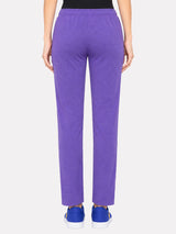 Women Cotton Track Pant with Side Pockets and Regular Fit Jogger Style for Active Casual Wear and Easy Movement