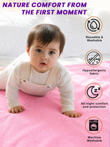 Unisex Dry Sheet for Regular Home Use, Comfortable Bedding Support and Everyday Protection Essentials - Pack of 1