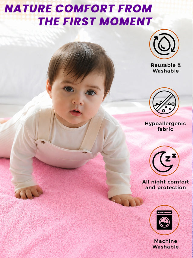 Unisex Dry Sheet for Regular Home Use, Comfortable Bedding Support and Everyday Protection Essentials - Pack of 1