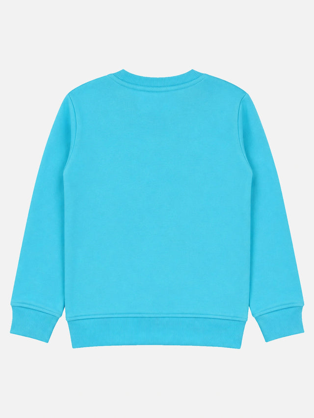 Baby Boys Printed Round Neck Full Sleeve Sweatshirt for Everyday Winter Wear, Casual Comfort and Easy Styling