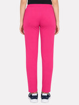 Women Cotton Track Pant with Side Pockets and Regular Fit Jogger Style for Active Casual Wear and Easy Movement