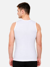 Men Sleeveless Thermal Top with Round Neck Design for Winter Layering, Cold-Weather Comfort and Innerwear Essentials