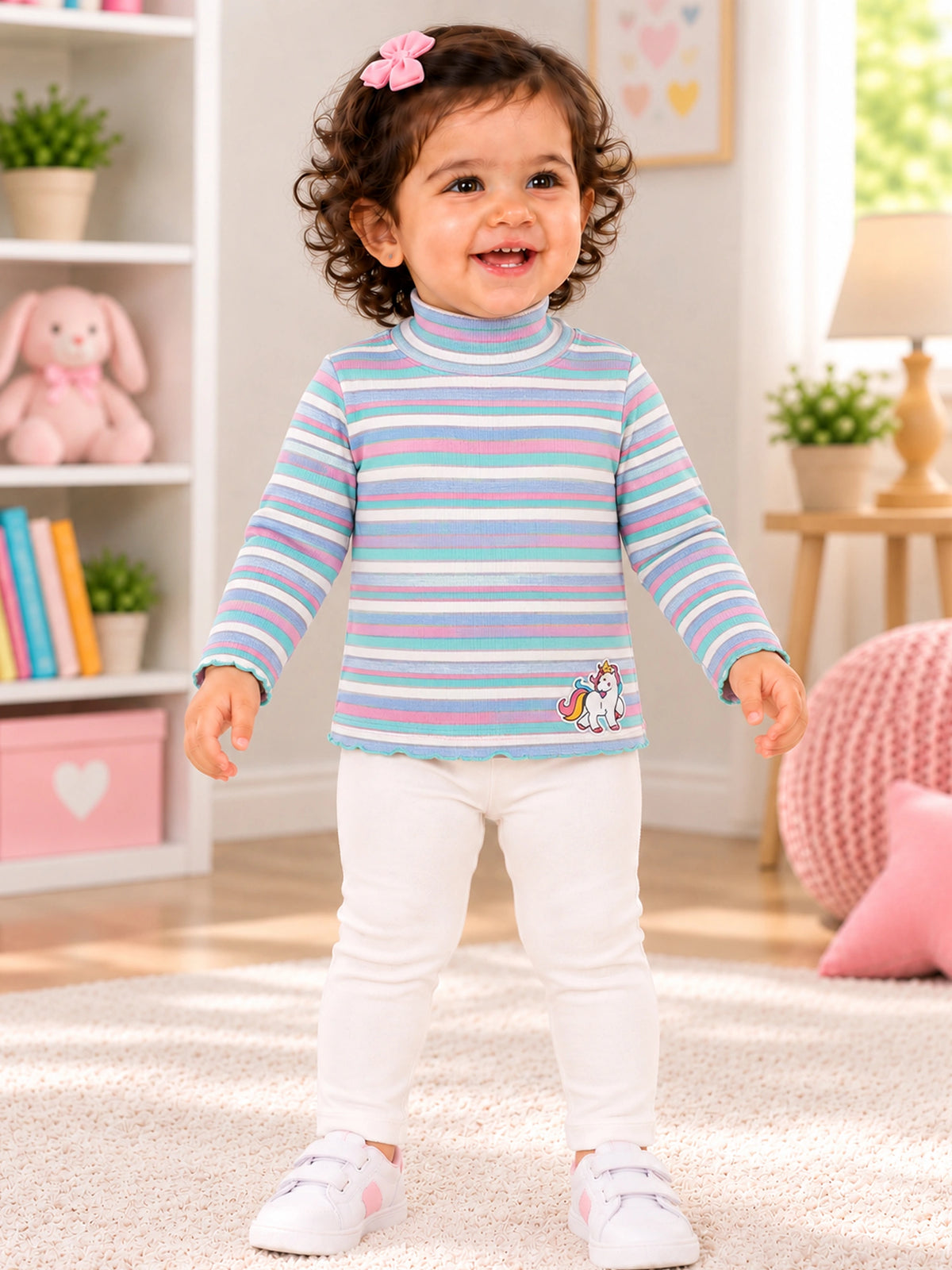 Girls Printed T-Shirt for Casual Wear, Everyday Comfort, Easy Styling and Regular Wardrobe Use for Daily Dressing