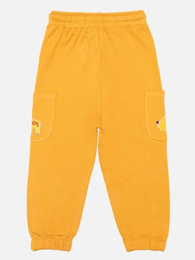 Boys Cotton Track Pant Joggers with Soft Stretchable Fabric, Elastic Waist and Everyday Comfort for Active Use
