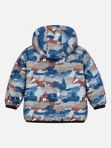 Baby Boys Polyester Quilted Hooded Winter Jacket with Full Sleeves and Comfortable Outerwear Styling