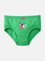 Girls Minnie & Friends Printed Panty 100% Cotton Underwear with Inner Elastic for Soft Comfort and Daily Use - Pack of 5