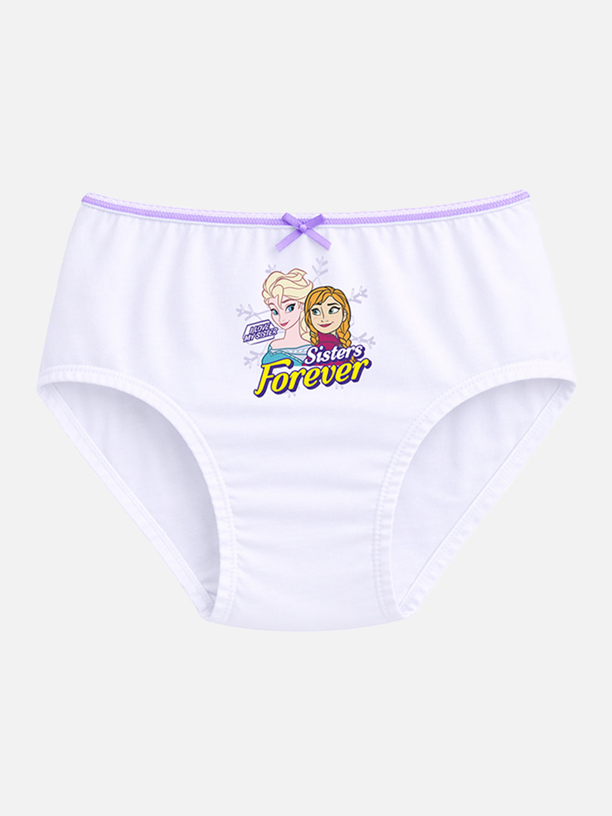 Girls Princess Printed Innerwear Panty 100% Cotton Soft Skin Friendly for Everyday Comfort - Pack of 5