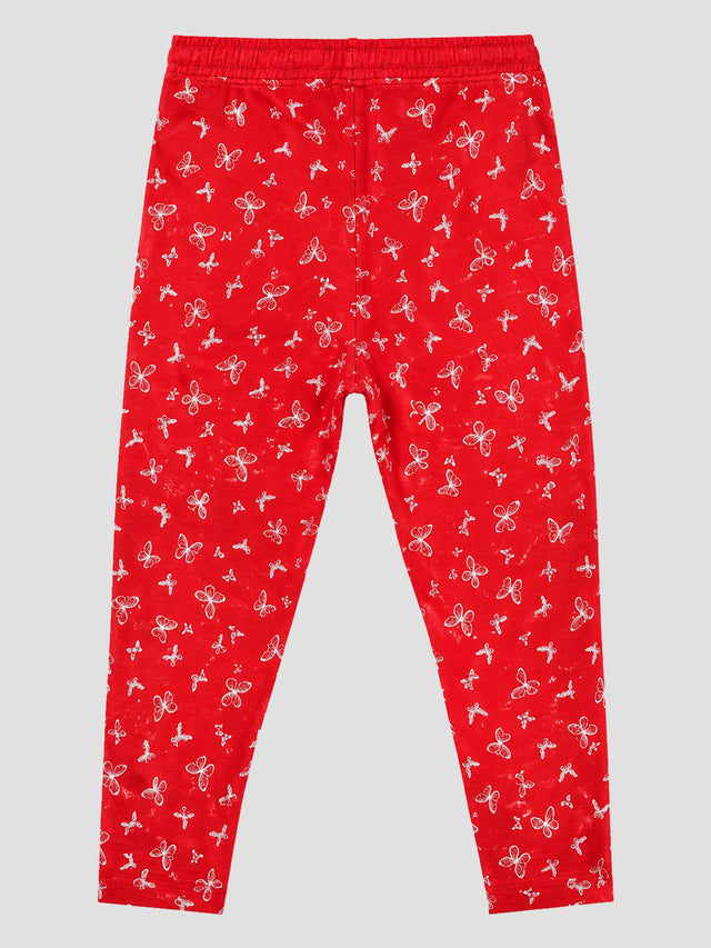 Baby Girls Cotton Track Pant Regular Fit Mid Rise for Everyday Comfort, Lounge Wear, Easy Movement and Wardrobe Essentials