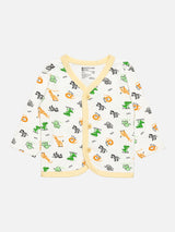 Unisex Baby Cotton Printed Top and Pyjama Set with Soft Comfort, Coordinated Nightwear Style and Everyday Ease