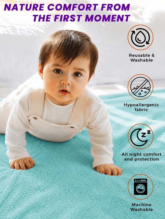 Unisex Dry Sheet for Regular Home Use, Comfortable Bedding Support and Everyday Protection Essentials - Pack of 1
