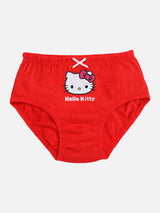 Girls Hello Kitty Panty Cotton with Inner Elastic for Everyday Comfort and Kids Essential - Pack of 5