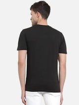 Men 100% Cotton Round Neck T-Shirt with Half Sleeves, Soft Regular Fit Comfort and Everyday Casual Wear