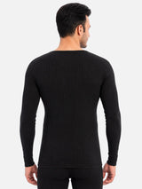 Men Round Neck Full Sleeves Thermal Top for Winter Base Layering, Cold-Weather Comfort and Everyday Innerwear - Pack of 1