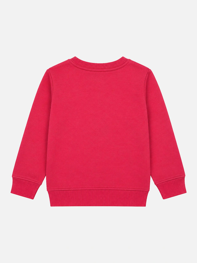 Baby Girls Round Neck Full Sleeve Sweatshirt for Easy Casual Styling, Regular Wear and Comfortable Movement