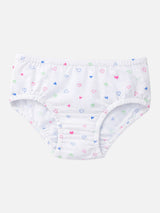 Girls 100% Cotton Panty with Inner Elastic for Soft Everyday Innerwear Comfort and Regular Use - Pack of 6