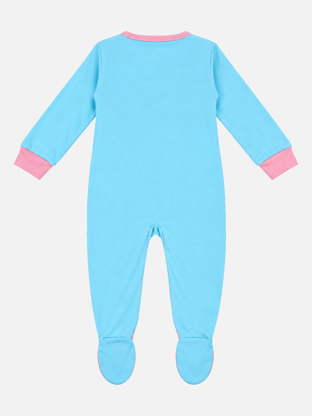 Unisex Baby Full Sleeve Front Open Romper in 100% Cotton for Sleepsuit Comfort, Easy Changing and Everyday Babywear