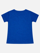 Baby Girls Round Neck Half Sleeve T-Shirt for Casual Dressing, Easy Movement and Regular Wardrobe Use - Pack of 1