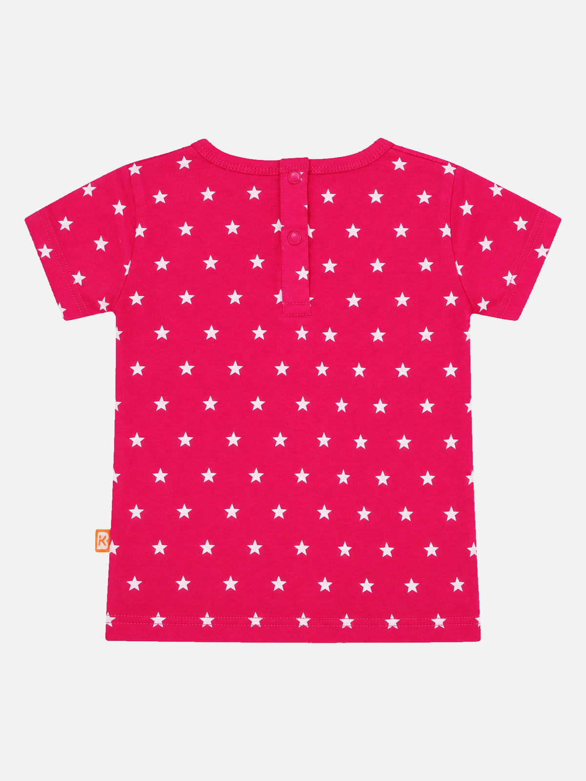 Baby Girls Cotton Round Neck Half Sleeve T-Shirt for Comfortable Casual Dressing and Regular Everyday Use - Pack of 1