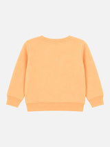 Baby Girls Round Neck Full Sleeve Sweatshirt for Everyday Casual Wear, Easy Comfort and Wardrobe Styling